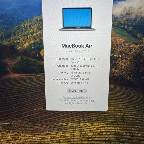 Apple MacBook Air Silver M1 8GB 256GB SSD
